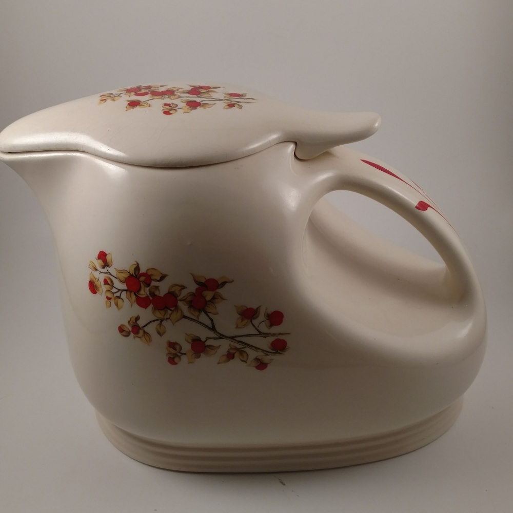 Refrigerator Pitcher Berries 40's-50's Ceramic